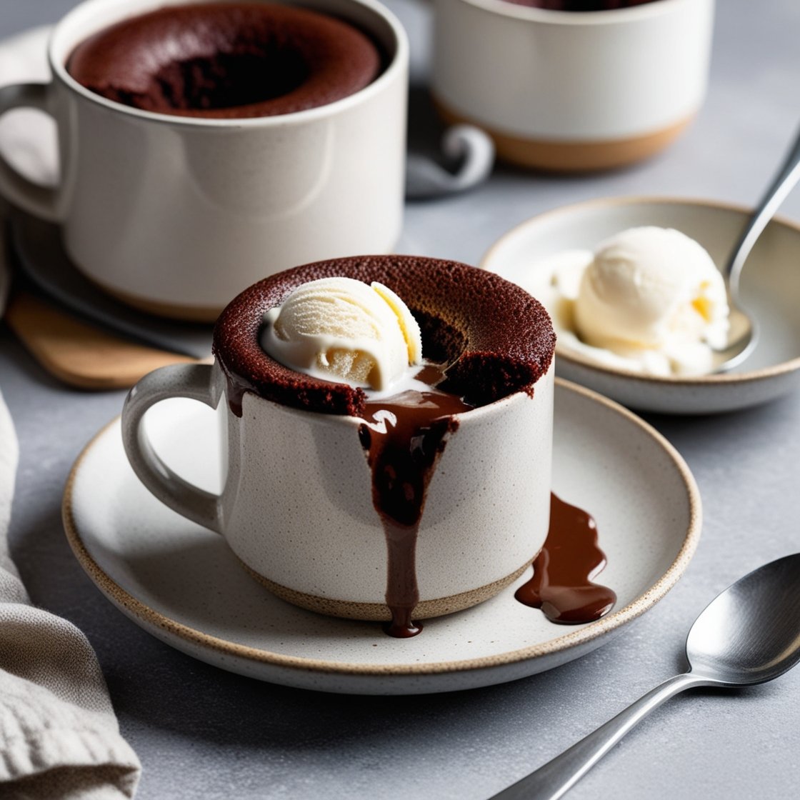 Petit Gateau de Caneca: Sobremesa Rápida e Deliciosa