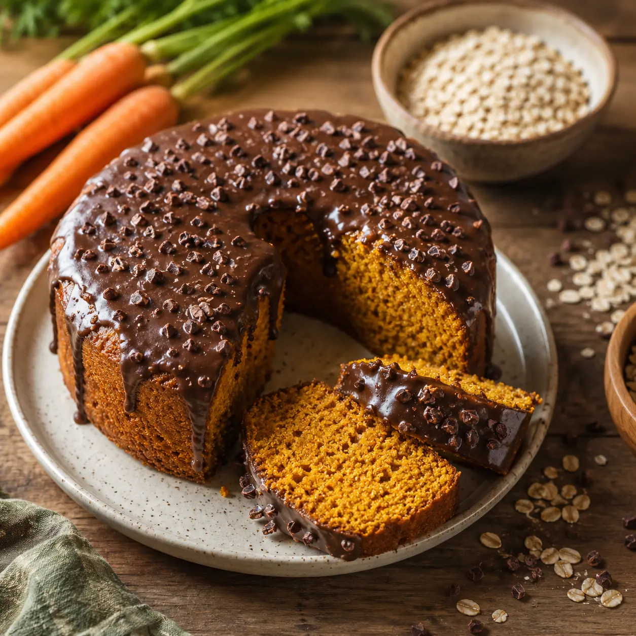 Quer um Bolo de Cenoura Mais Saudável? Experimente com Aveia