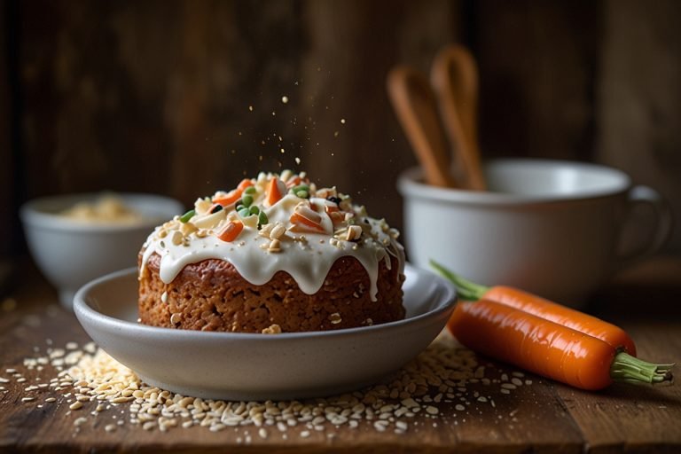 Bolo de Cenoura com Farinha de Aveia