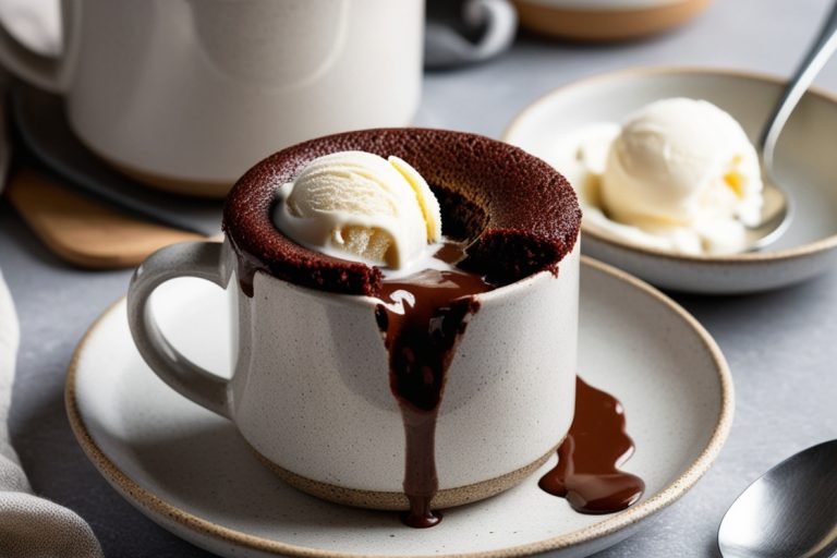 Petit Gateau de Caneca: Sobremesa Rápida e Deliciosa